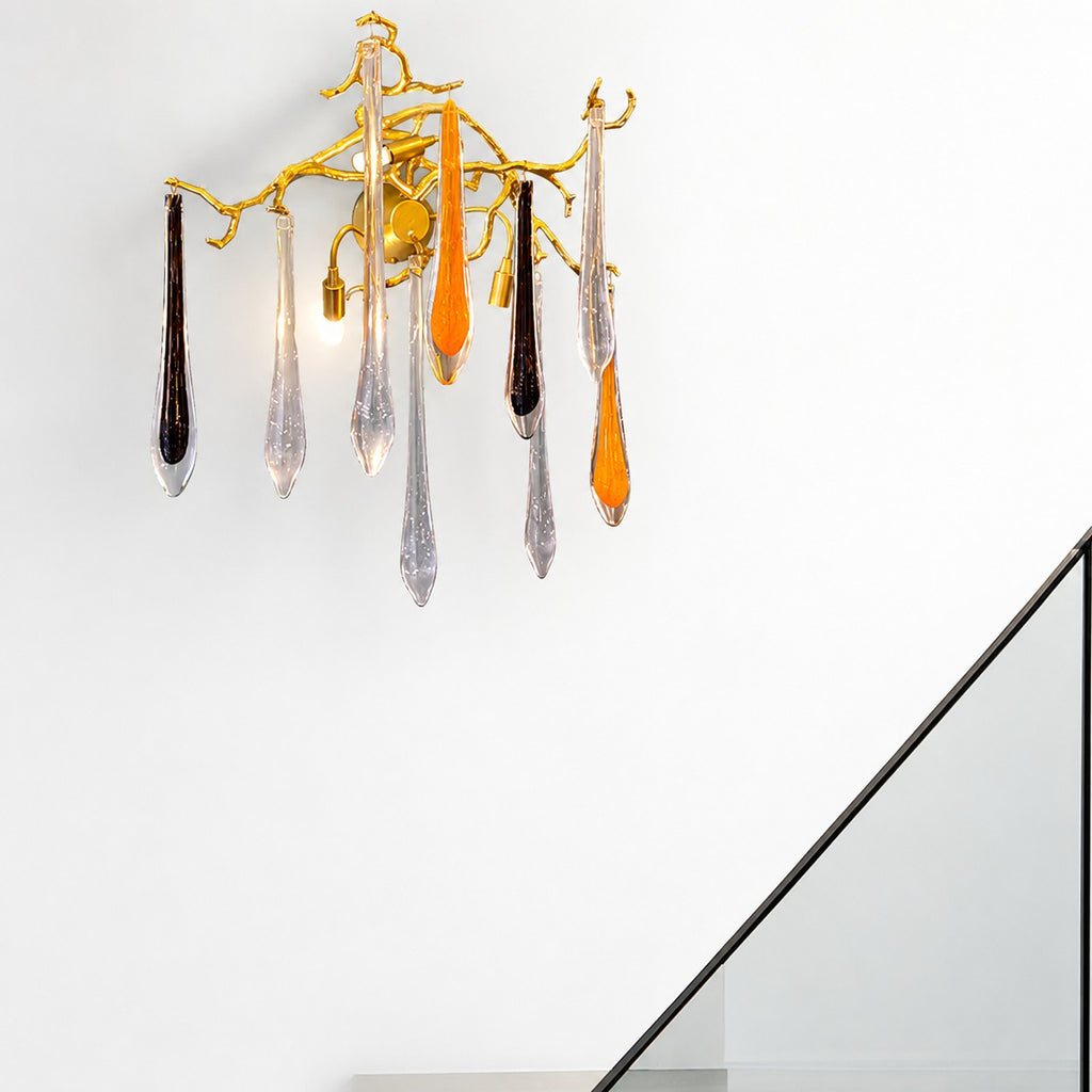 Agnes Branch Crystal Wall Sconce