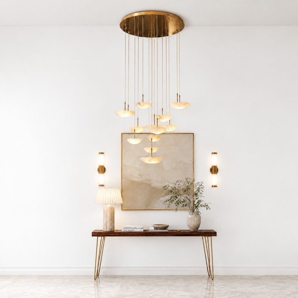 Ciottolo Modern Alabaster Pendant Light Fixtures