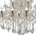 Extra Large Retro Empire Candle Crystal Chandelier
