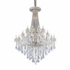 Extra Large Retro Empire Candle Crystal Chandelier