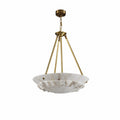 Lithmora Modern Brass Alabaster Pendant Light